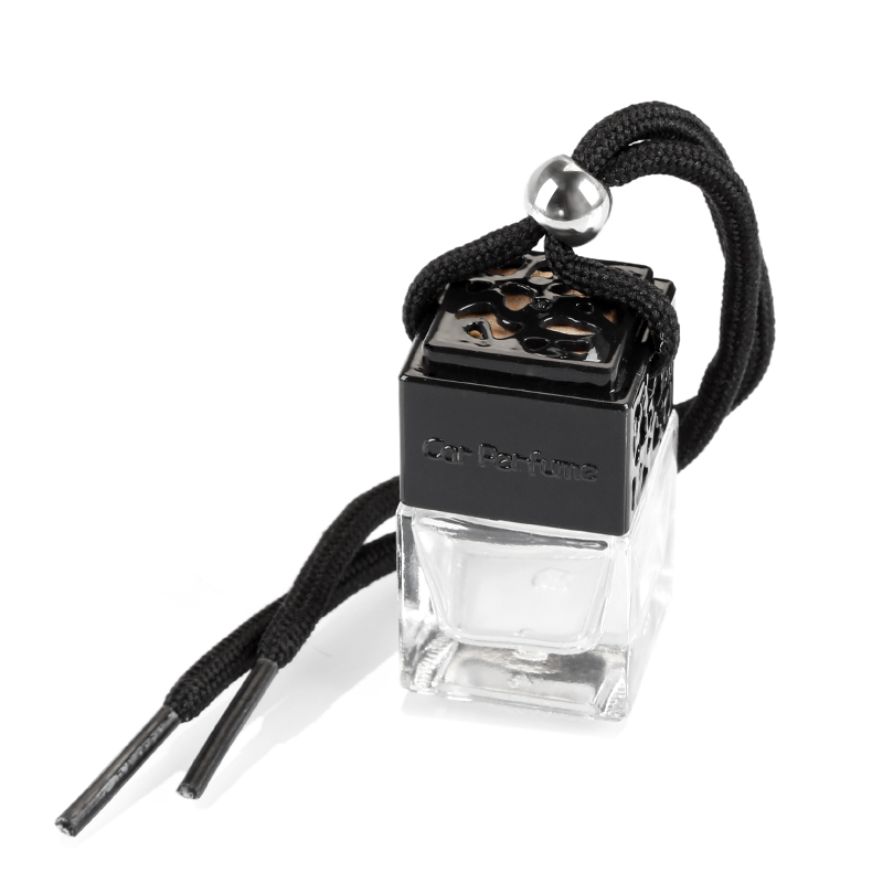 Hanging Car Perfume Glass Bottle Essential Oil Diffuser, Aromatherapy Car Air Freshener