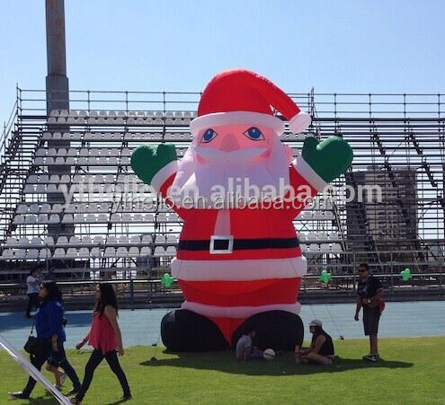Гигантский надувной Рождественский Санта надувные рождественские наружные украшения Санта-Клаус