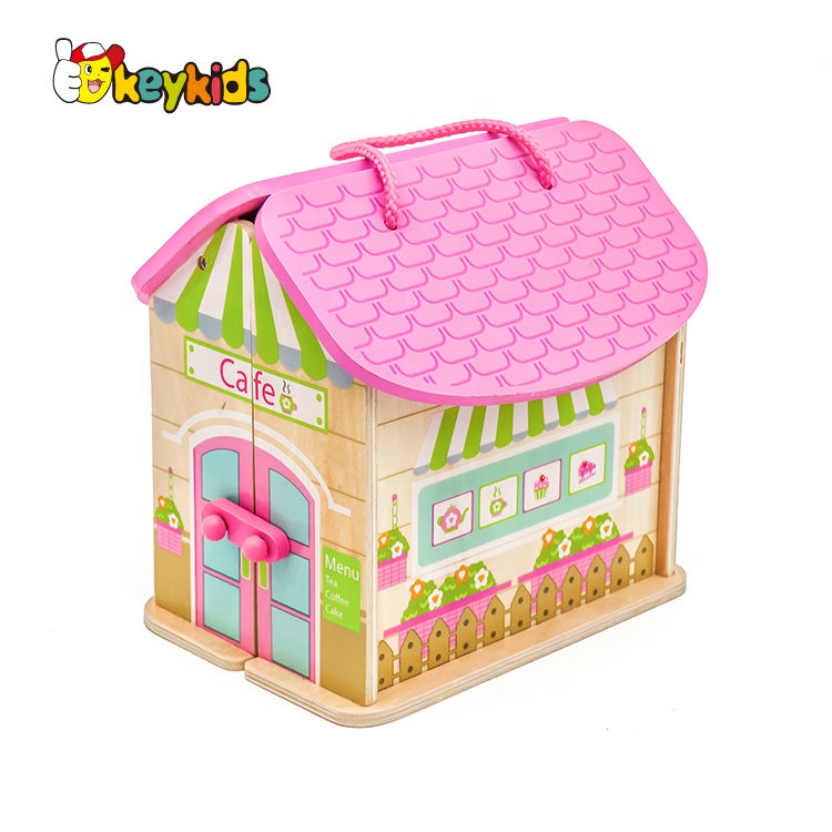 solid wood dollhouse