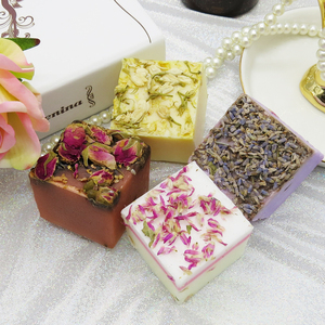 Omy Lady Natural Cooling Rose Flower Handmade Soap For Private Label