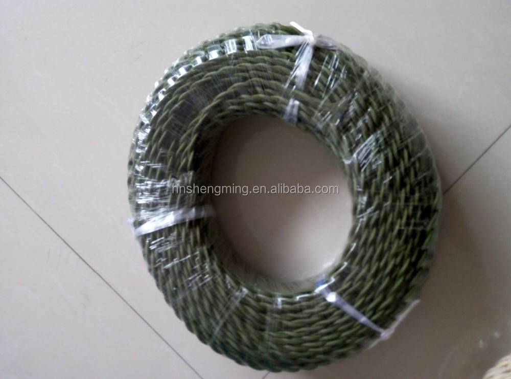 PATIKIL Fil électrique Rond Recouvert De Tissu, 5 M 18 AWG à 3 Conducteurs Vintage Tissé Pour Lampe Suspendue, Projet De Bricolage, Marron Foncé