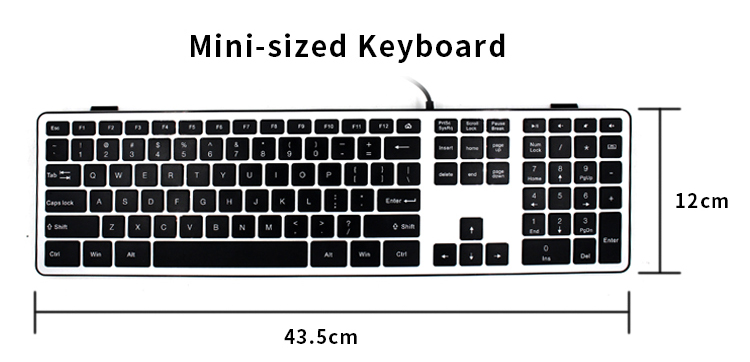 full size standard mutil-co<i></i>nnected wired keyboard for computer