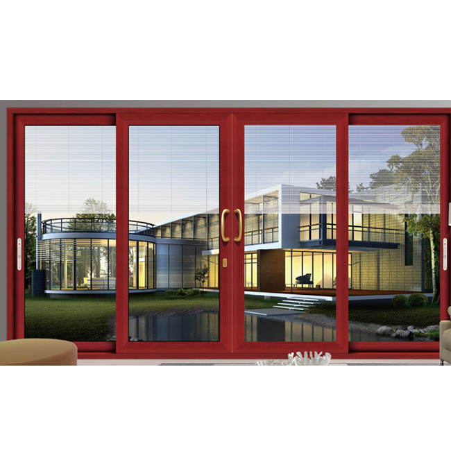 Nova Zelândia estilo francês portas de vidro duplo janelas de alumínio