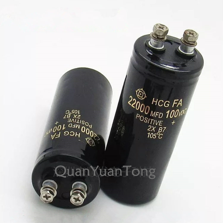 Condensador electrolítico 22000uF 100V, miniaturizado y versátil