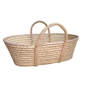 wicker moses basket and stand