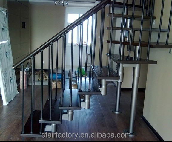 Регулируемый Стрингер лестнице простой и стильный дизайн, твердой древесины ступени