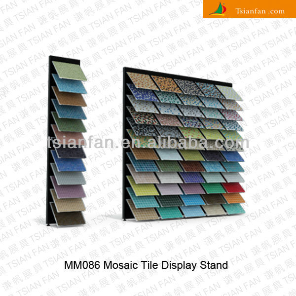 Rotation type mosaic tiles display Stand for showroom