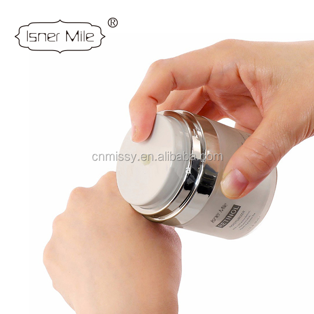 Natural Retinol Cream Anti Aging Wrinkle & Acne Face Moisturizer Cream Hyaluronic Acid Jojoba oil In stock OEM