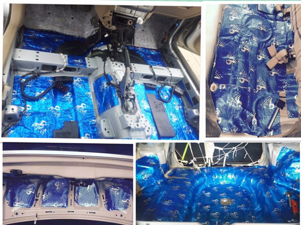 aluminum butyl sound deadening car,sound deadening material,sound deadening butyl mat/foam