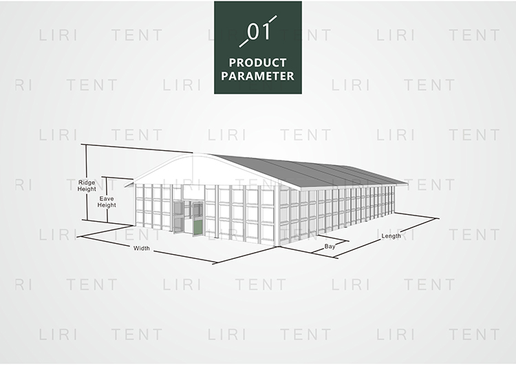 Arcum Shape Movable / Permanent Sport Tent for Tennis Court from Liri Tent for Sale