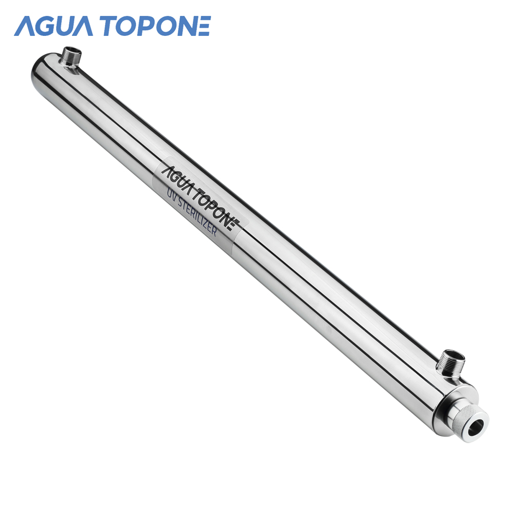 Весь дом питьевой воды 12GPM 55W из нержавеющей стали УФ стерилизатор воды