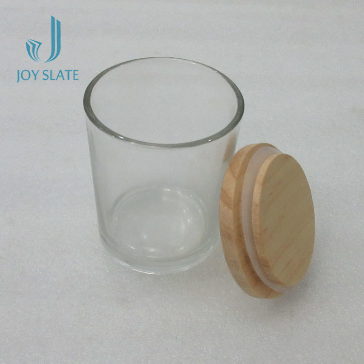 Прозрачный держатель, квадратная банка, стеклянные банки для свечей с крышкой