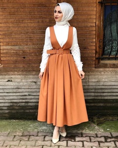 Latest design fashion long sleeves muslim tops blouse