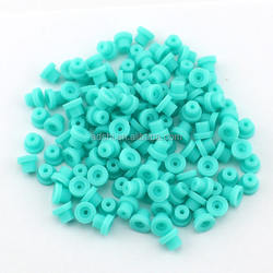 Factory Manufactured price rubber nipple for tattoo, tattoo accessories,black, dark blue, yellow, clear, red, LG blue