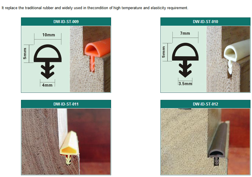 Slot Type PVC Plastic Weather seal for Door and Window