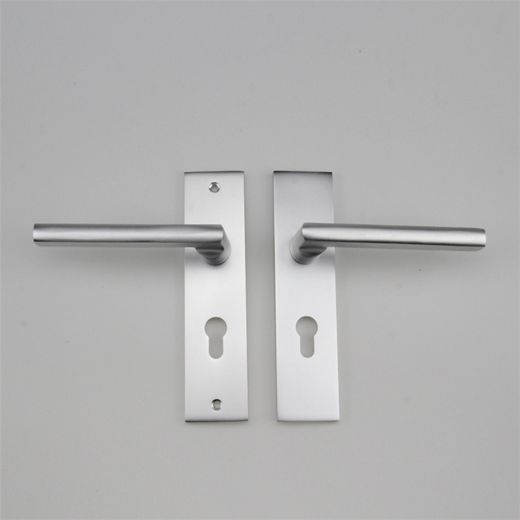 America silver interior door handle lock aluminum door handle