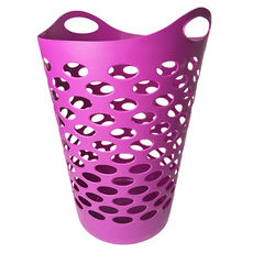 60L new style plastic laundry basket hamper with handle