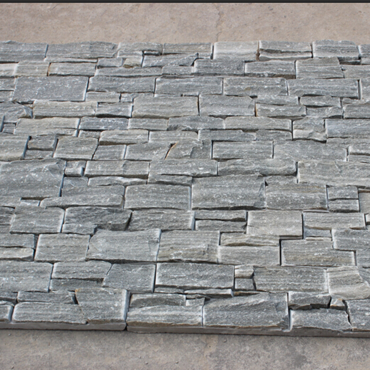 Natural stone exterior wall cladding