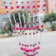 Hotsale Elegant Hanging Plastic Bead Curtains Acrylic Crystal