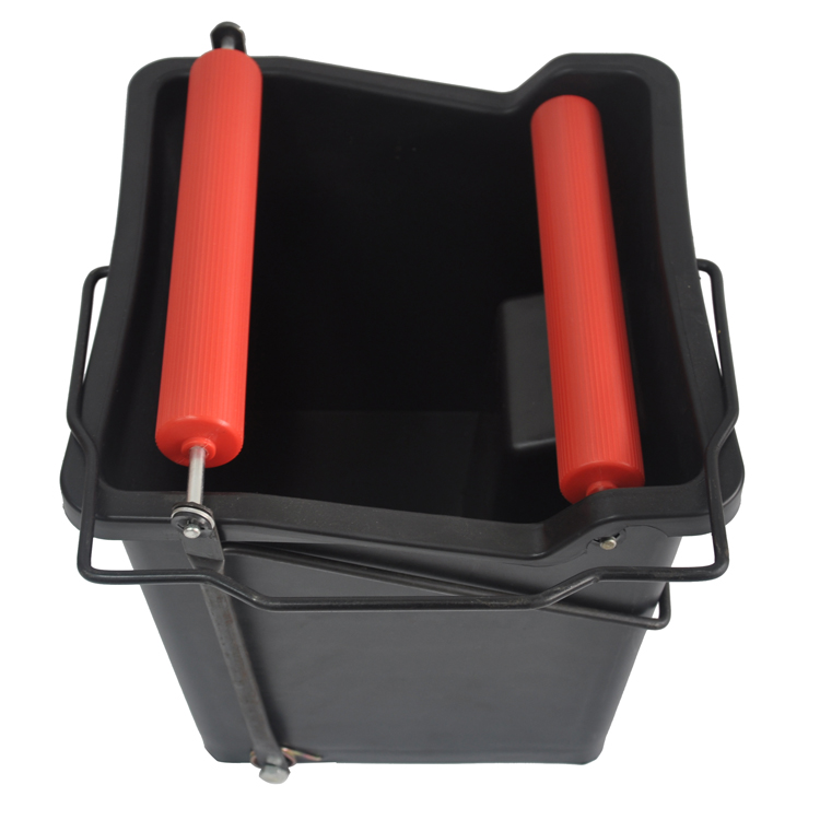 mokaren☆　0527 IMPA 174280 Plastic Black Marine Wringer Mop Bucket
