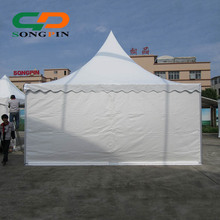 6x6 aluminum structure roof top pagoda gazebo pyramid tent