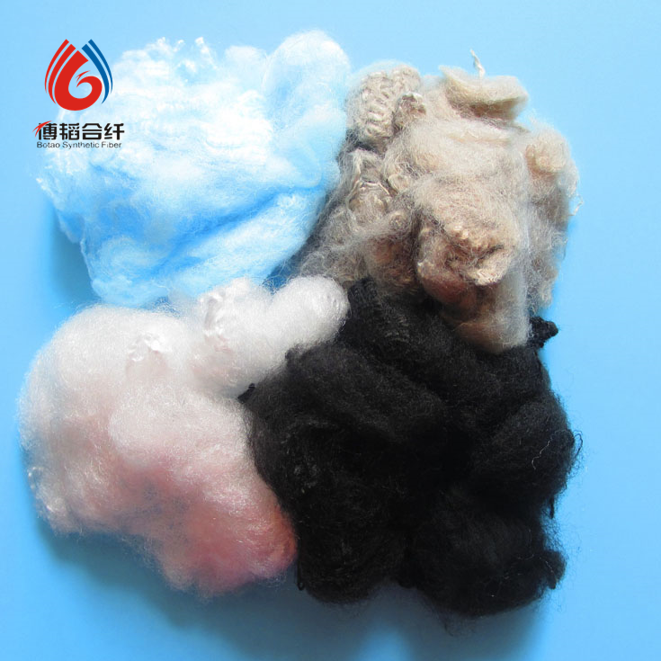 6D-22D полипропиленовое штапельное волокно с низким запахом для ковров багажника