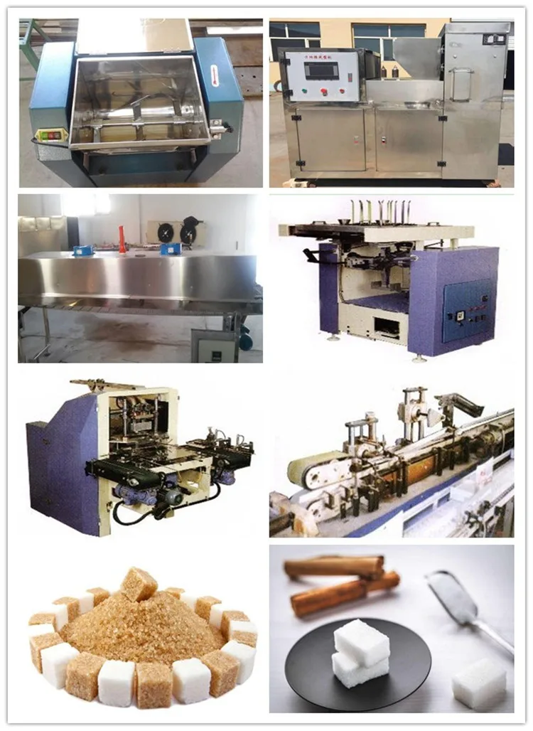 Sugar Cube Lump sugar processing production line/sugar cube making machine