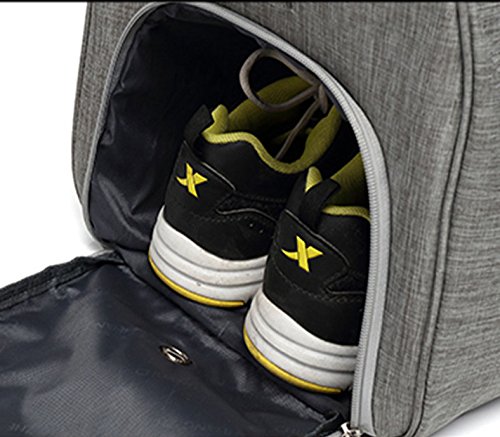 Elegante borsone sportivo da viaggio per palestra da uomo con scomparto per scarpe