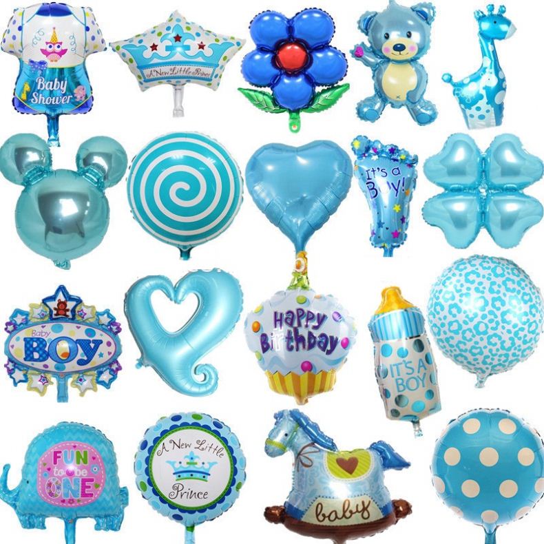 Это воздушный шар для мальчиков, новорожденных мальчиков, новорожденных мальчиков с рисунком Маленького принца, голубые воздушные шары на день рождения, вечеринка в честь будущей матери, шары с раскрытием пола