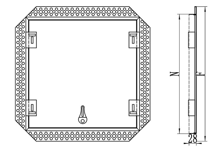 high quality false ceiling access panels