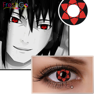 Hotselling Halloween Color Contact Lens Uchiha Itachi Izuna Sasuke Kakashi Sharingan Contact Lens Cosplay Color Contacts