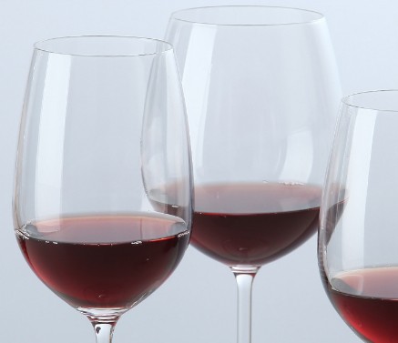 Wholesale high quality glass lead free goblet clear crystal wine glass
