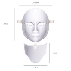 Mascara del cuello de la cara de la terapia de la luz del LED para el lifting facial y antienvejecedor