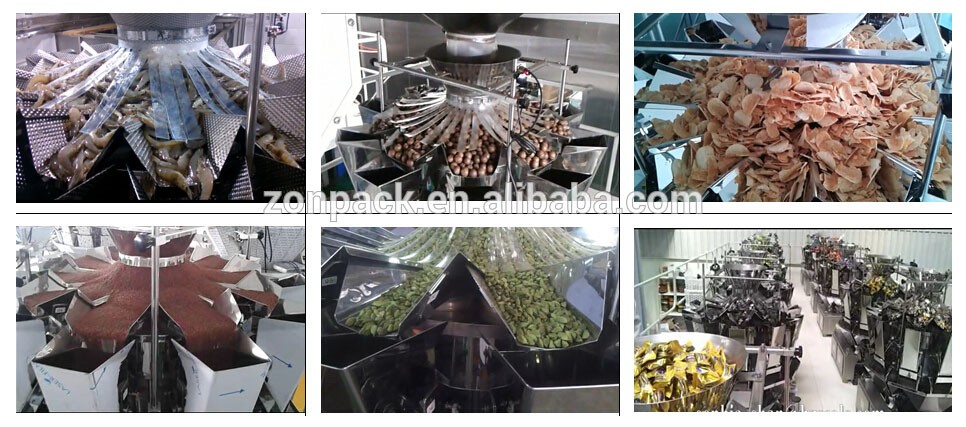 Hot selling potato chips french fries packing machine