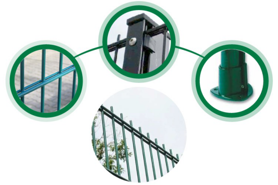 Recinto di Mesh Fence As Garden Security del cavo di prezzi economici di alta qualità doppio