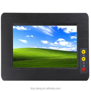 7" touch panel pc with 75*75 vesa mounting 4 wires touch screen industrial tablet pc