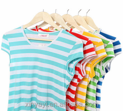 Прямые поставки с фабрики Китая, разноцветное Полосатое свободное платье для беременных, женская одежда больших размеров