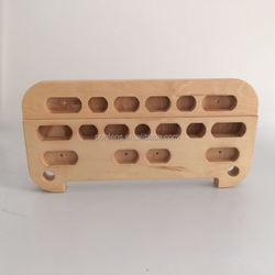 2018 new design Rock wooden climbing fingerboard, wood climbing board