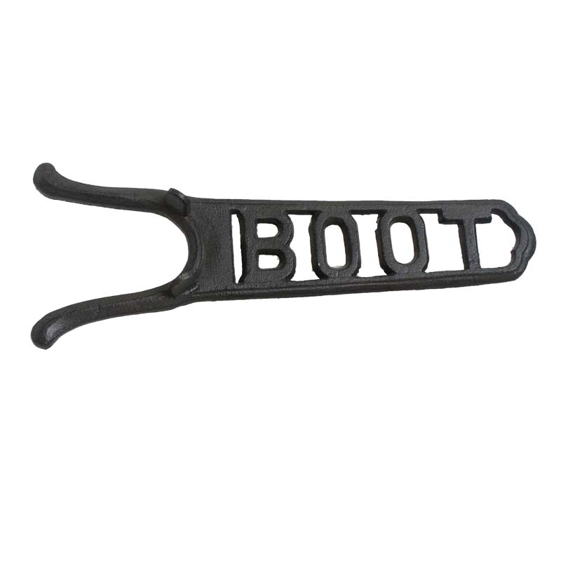 Высококачественный чугунный металлический рожок для обуви с логотипом на заказ для украшения дома/отеля