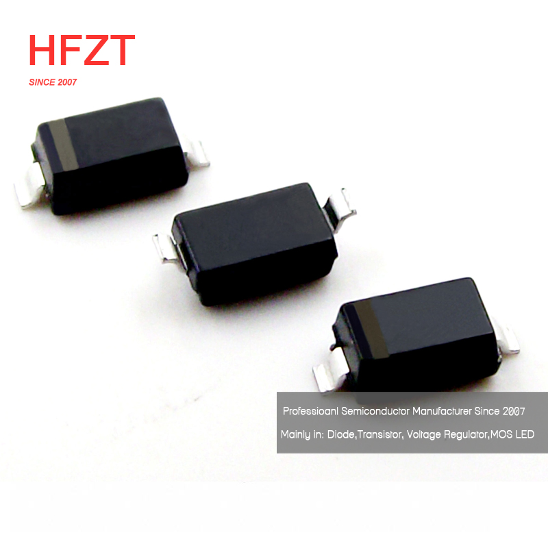 SOD-323 3.9V Zener BZT52C3V9S-7-F RoHS Doide Inc 100pcs