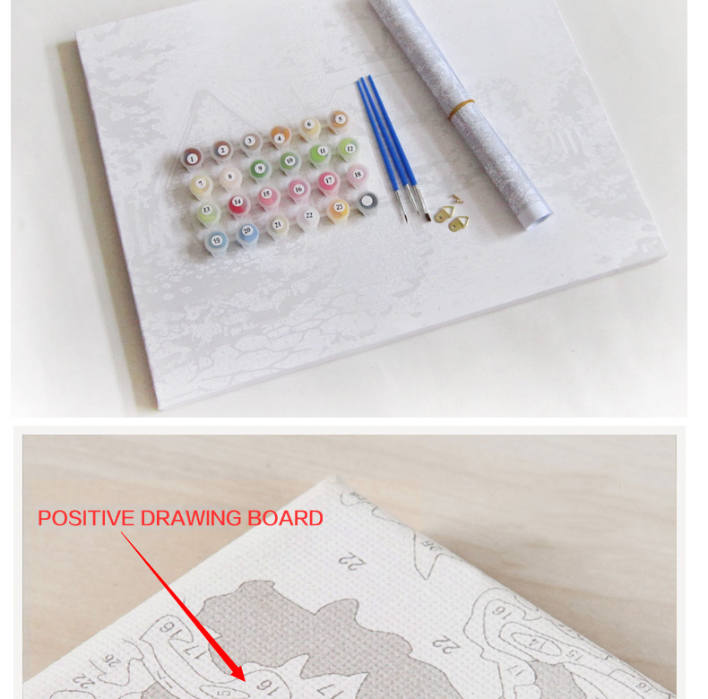 hot selling dog design  acrylic diy digital painting by numbers for home decor GX25852