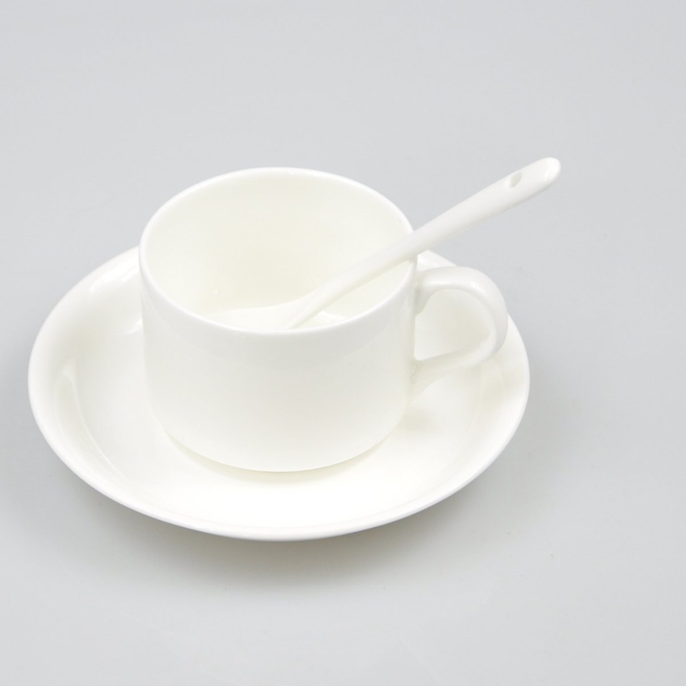 new products high quality custom 180ml Bone China coffee cups and saucers for gift