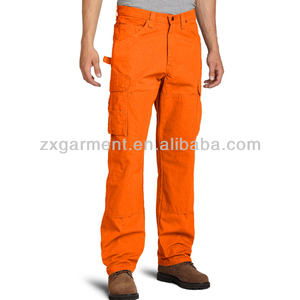 bright orange cargo pants