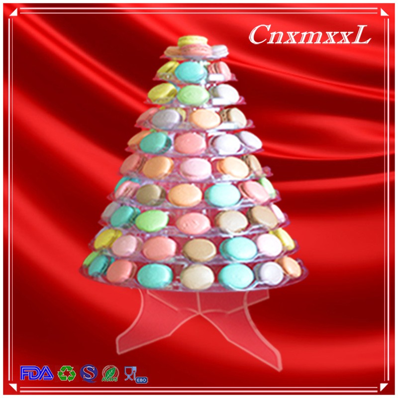 33 Cells Round Shape Macaron Gift Box Recyclable For Food