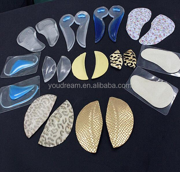 Ортопедические гелевые стельки, поддержка свода стопы, мягкие силиконовые вставки, все цвета