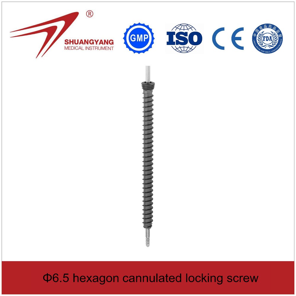 6.5 钛手术空心锁定螺丝骨科医疗骨螺钉价格