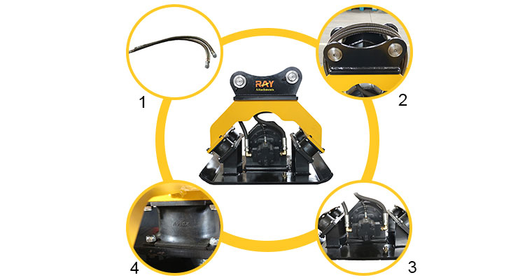 RAY Hydraulic Compactor Main Components