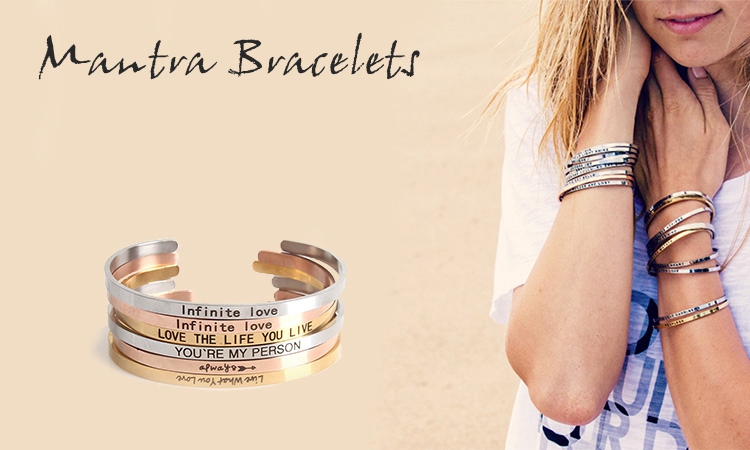 jóias de moda ajustável personalizado 5 mm aço inoxidável gravado pulseira de pulseira