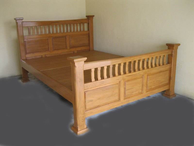 double cot wooden models