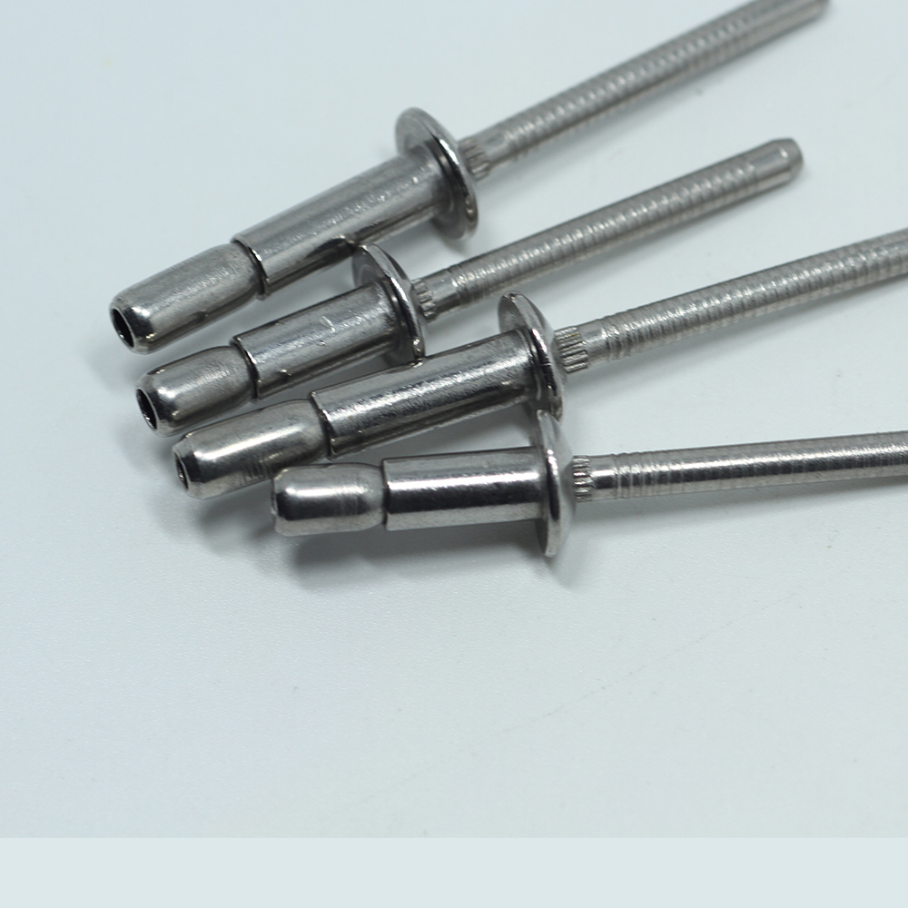Rivetti ciechi in acciaio inossidabile 304 1/8 diametro x 1/2 Grip
